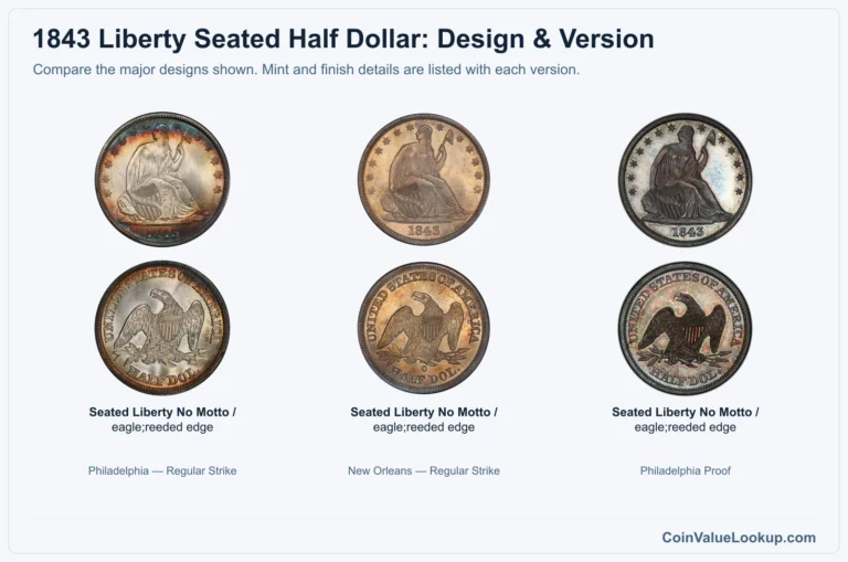 1843 Liberty Seated Half Dollar Coin Value: How Much Is It Worth?