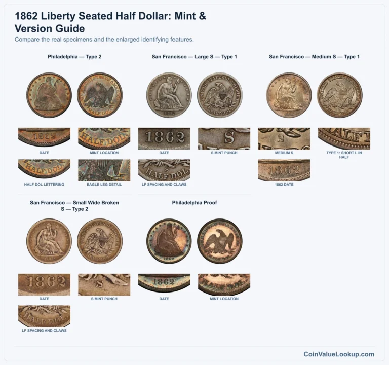 1862 Liberty Seated Half Dollar Coin Value: How Much Is It Worth?