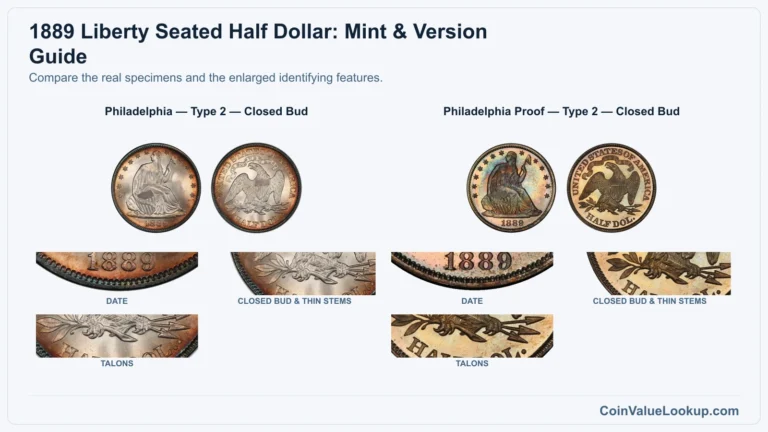 1889 Liberty Seated Half Dollar Coin Value: How Much Is It Worth?