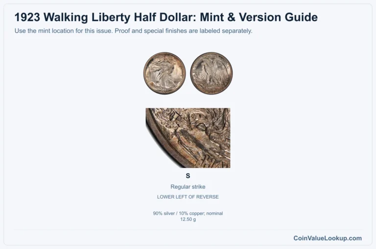 1923 Walking Liberty Half Dollar Coin Value: How Much Is It Worth?