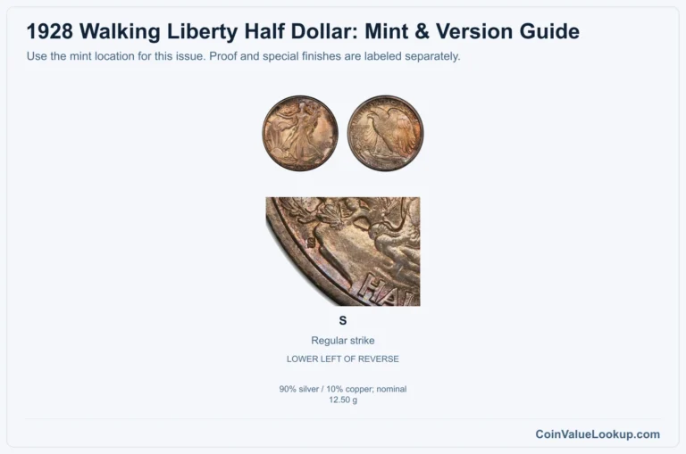 1928 Walking Liberty Half Dollar Coin Value: How Much Is It Worth?