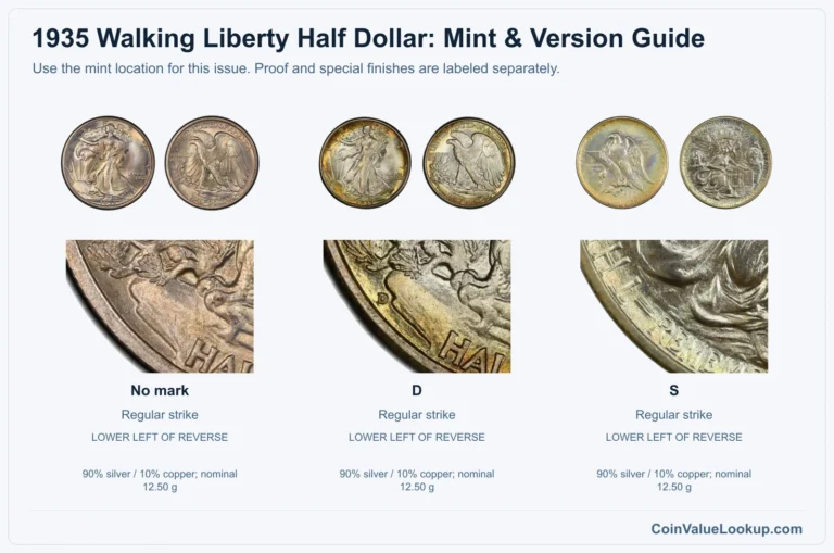 1935 Walking Liberty Half Dollar Coin Value: How Much Is It Worth?