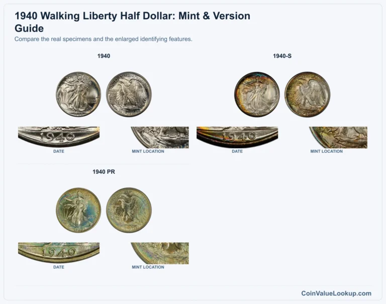 1940 Walking Liberty Half Dollar Coin Value: How Much Is It Worth?