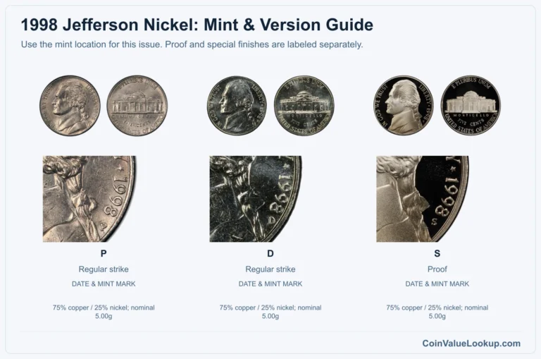 1998 Jefferson Nickel Coin Value: How Much Is It Worth?