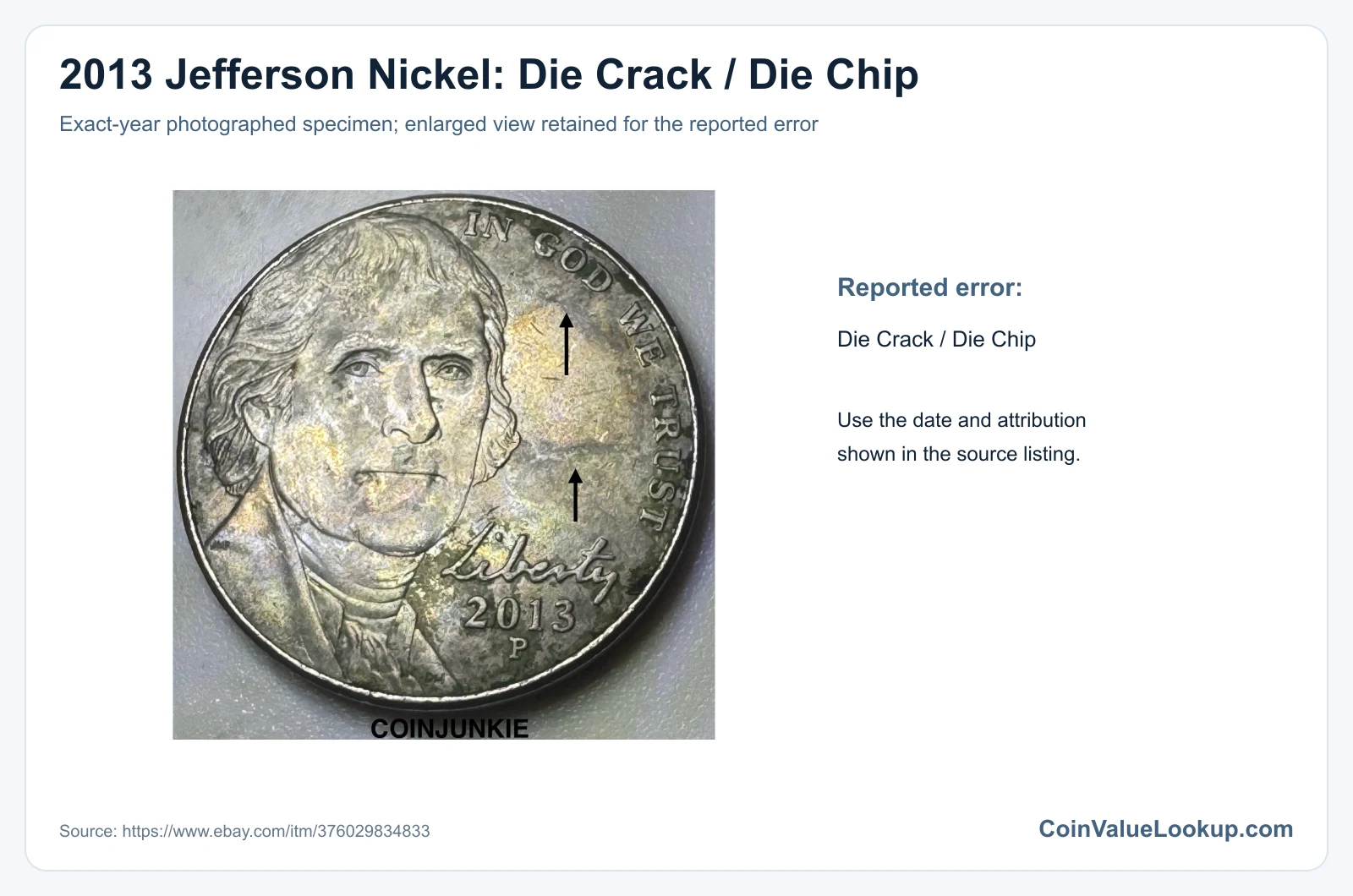 2013 Nickel Die Crack / Die Chip