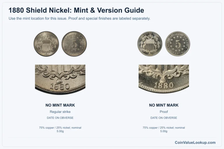 1880 Shield Nickel Coin Value: How Much Is It Worth?