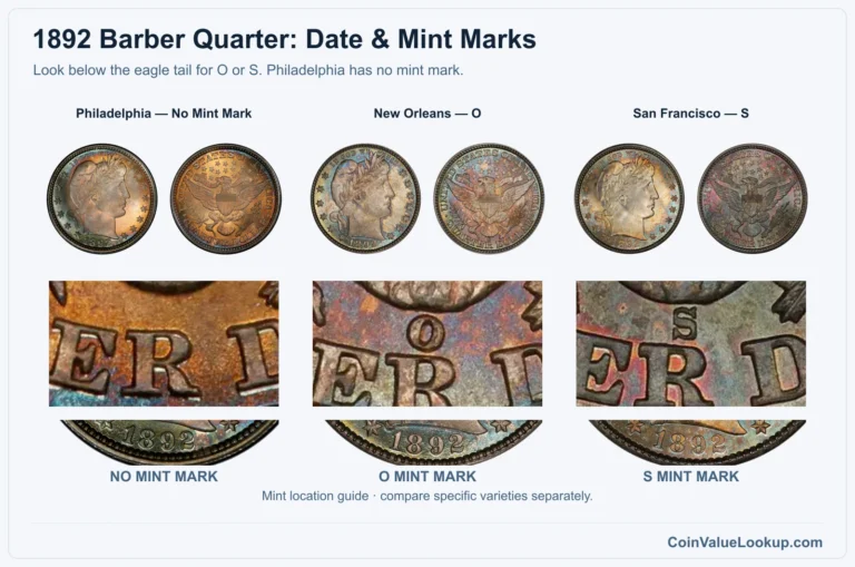 1892 Barber Quarter Coin Value: How Much Is It Worth?