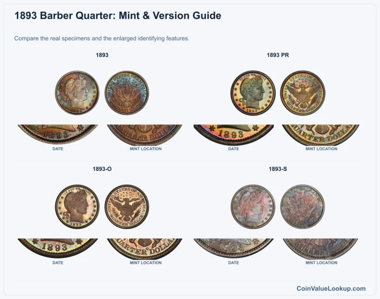 1893 Barber Quarter Coin Value: How Much Is It Worth?