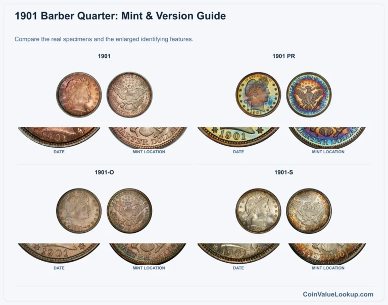 1901 Barber Quarter Coin Value: How Much Is It Worth?
