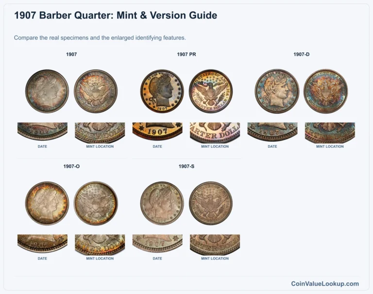 1907 Barber Quarter Coin Value: How Much Is It Worth?