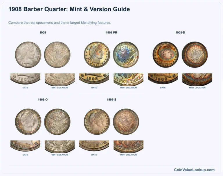 1908 Barber Quarter Coin Value: How Much Is It Worth?