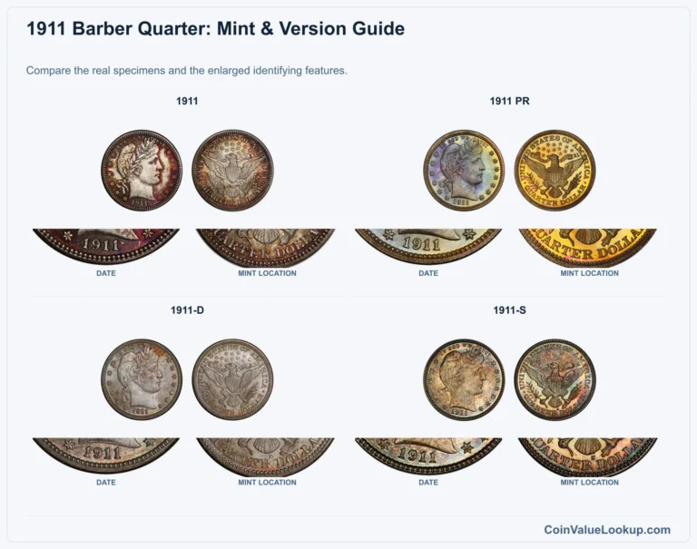 1911 Barber Quarter Coin Value: How Much Is It Worth?