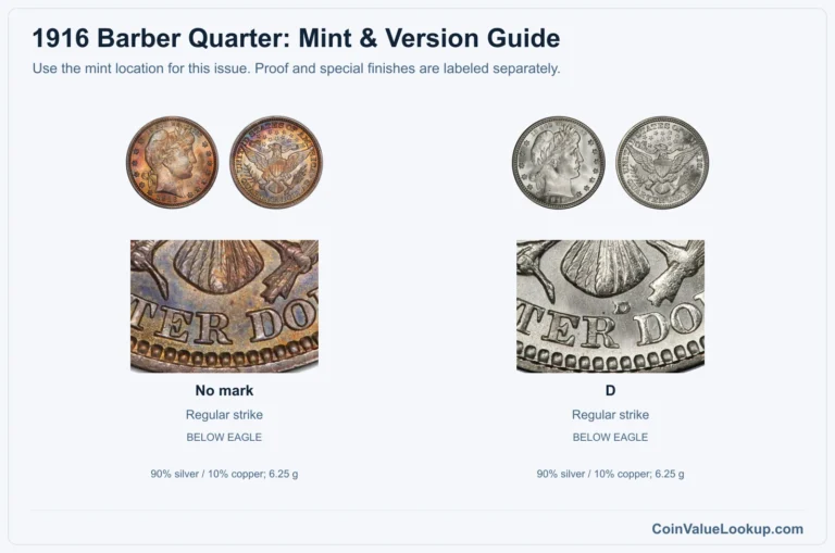 1916 Barber Quarter Coin Value: How Much Is It Worth?