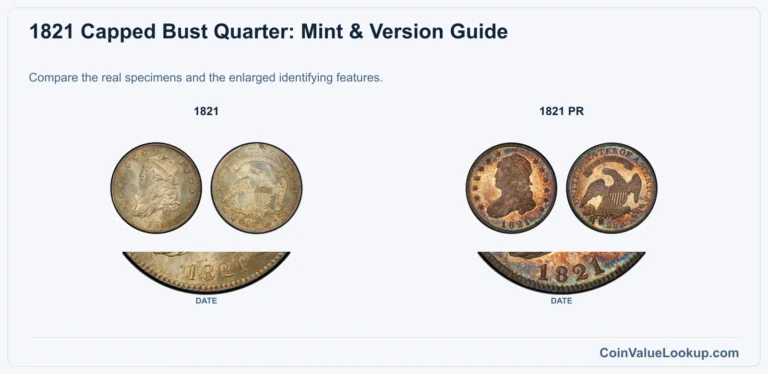1821 Capped Bust Quarter Coin Value: How Much Is It Worth?