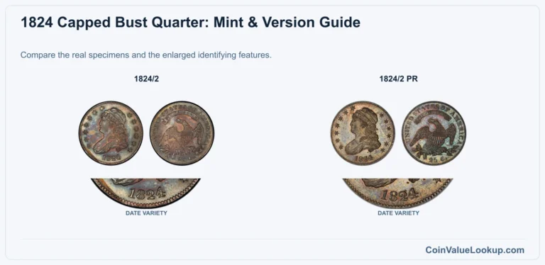 1824 Capped Bust Quarter Coin Value: How Much Is It Worth?