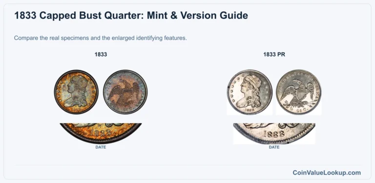 1833 Capped Bust Quarter Coin Value: How Much Is It Worth?