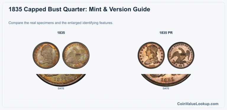 1835 Capped Bust Quarter Coin Value: How Much Is It Worth?