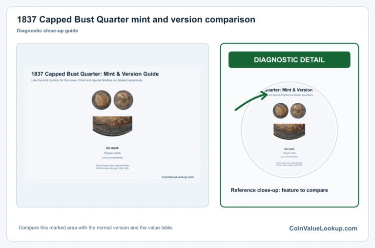 1837 Capped Bust Quarter Coin Value: How Much Is It Worth?