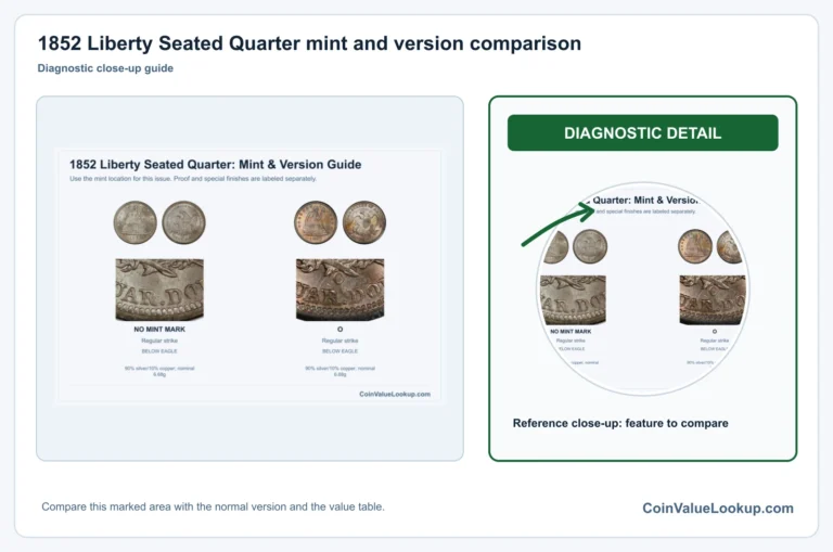 1852 Liberty Seated Quarter Coin Value: How Much Is It Worth?