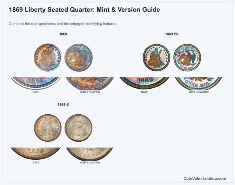 1869 Liberty Seated Quarter Coin Value: How Much Is It Worth?