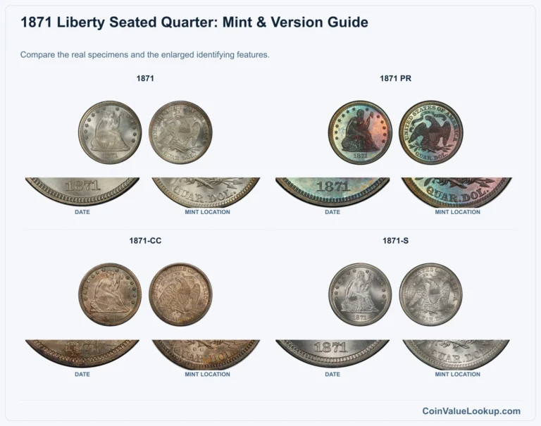 1871 Liberty Seated Quarter Coin Value: How Much Is It Worth?