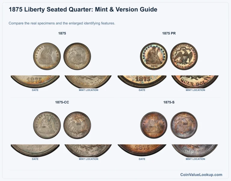 1875 Liberty Seated Quarter Coin Value: How Much Is It Worth?