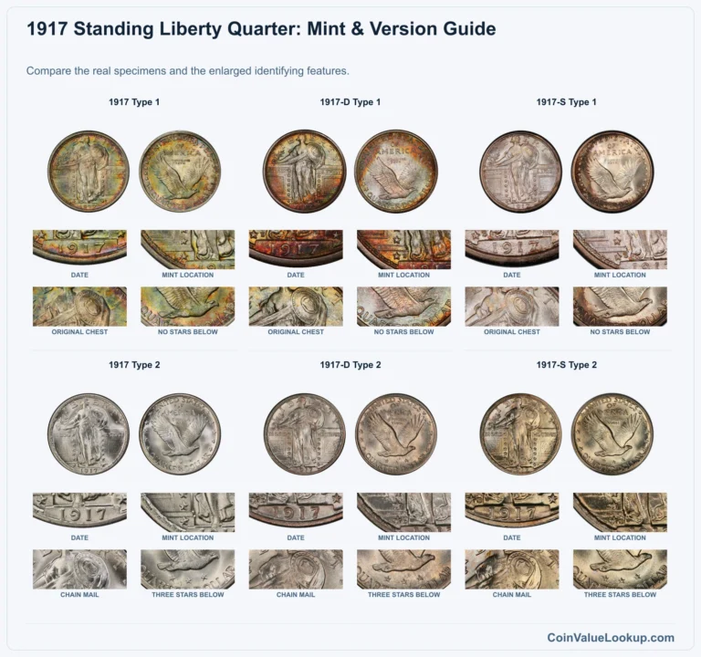 1917 Standing Liberty Quarter Coin Value: How Much Is It Worth?