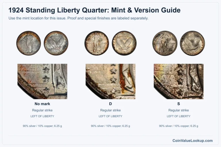 1924 Standing Liberty Quarter Coin Value: How Much Is It Worth?