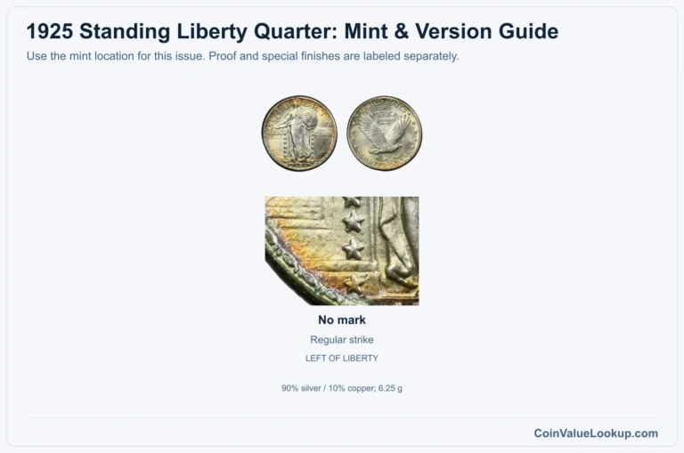 1925 Standing Liberty Quarter Coin Value: How Much Is It Worth?