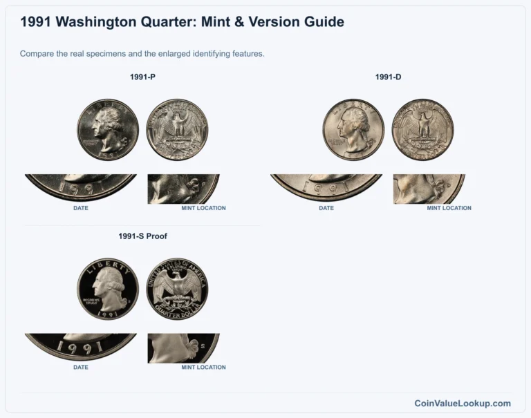 1991 Washington Quarter Coin Value: How Much Is It Worth?