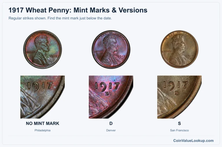 1917 Wheat Penny Coin Value: How Much Is It Worth?