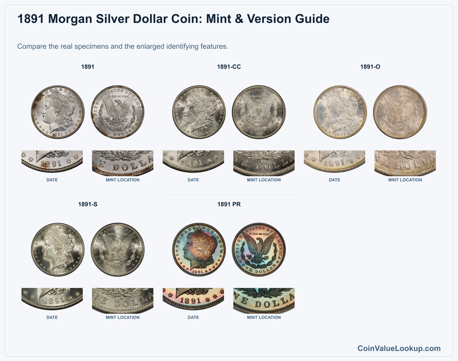 1891 Morgan Silver Dollar Coin Value: How Much Is It Worth?