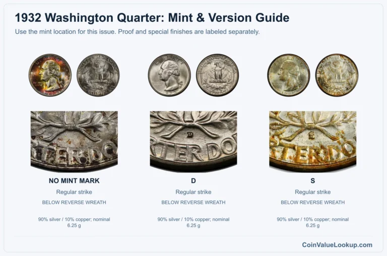1932 Washington Quarter Coin Value: How Much Is It Worth?