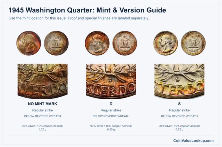 1945 Washington Quarter Coin Value: How Much Is It Worth?
