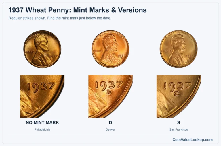 1937 Wheat Penny Coin Value: How Much Is It Worth?
