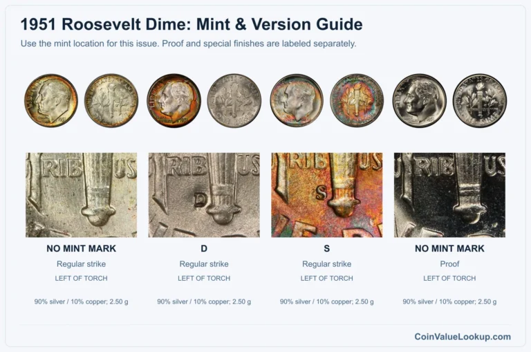 1951 Roosevelt Dime Coin Value: How Much Is It Worth?