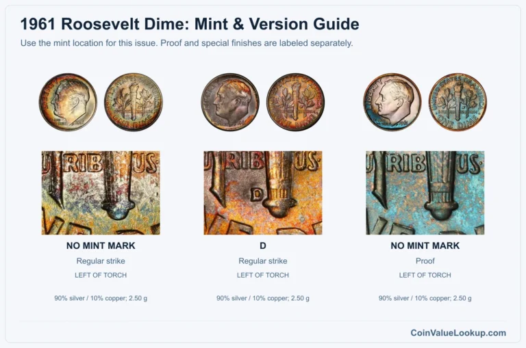 1961 Roosevelt Dime Coin Value: How Much Is It Worth?