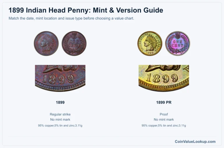 1899 Indian Head Penny Coin Value: How Much Is It Worth?
