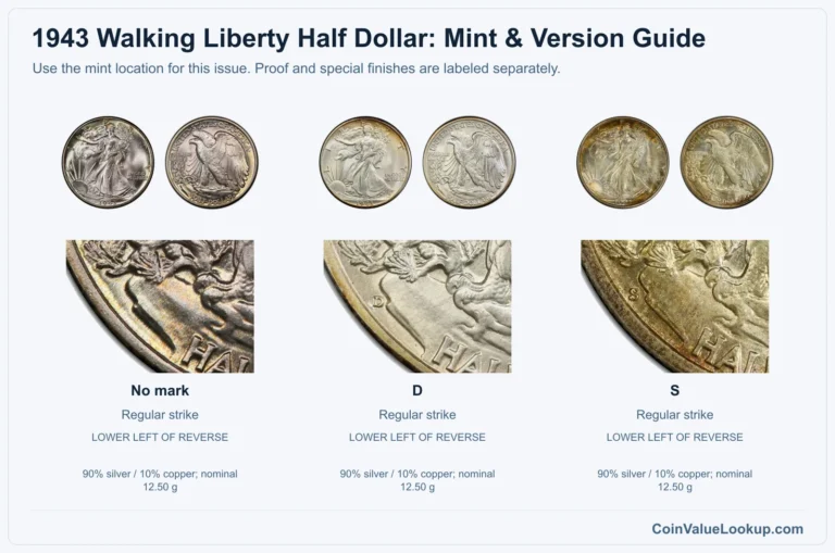 1943 Walking Liberty Half Dollar Coin Value: How Much Is It Worth?